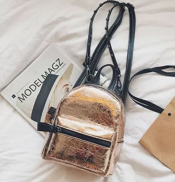 Rucsac dama auriu Daria